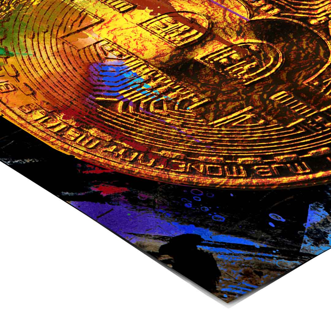 Graffiti Bitcoin – Plakat