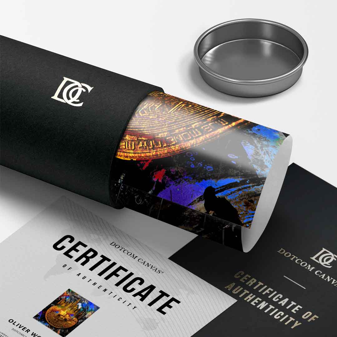 Graffiti Bitcoin – Plakat
