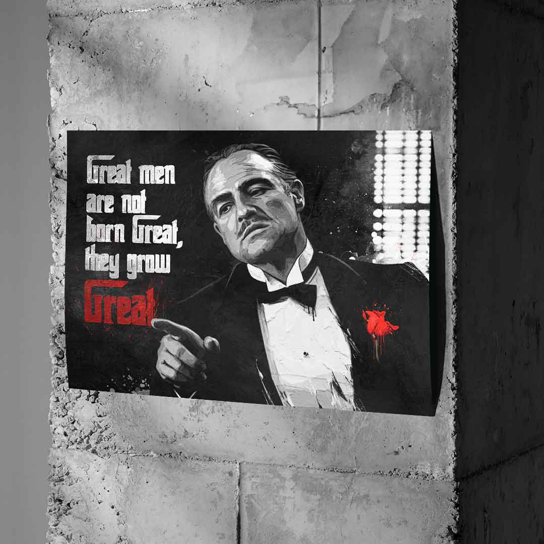 Wielcy ludzie nie rodzą się wielcy - Plakat
