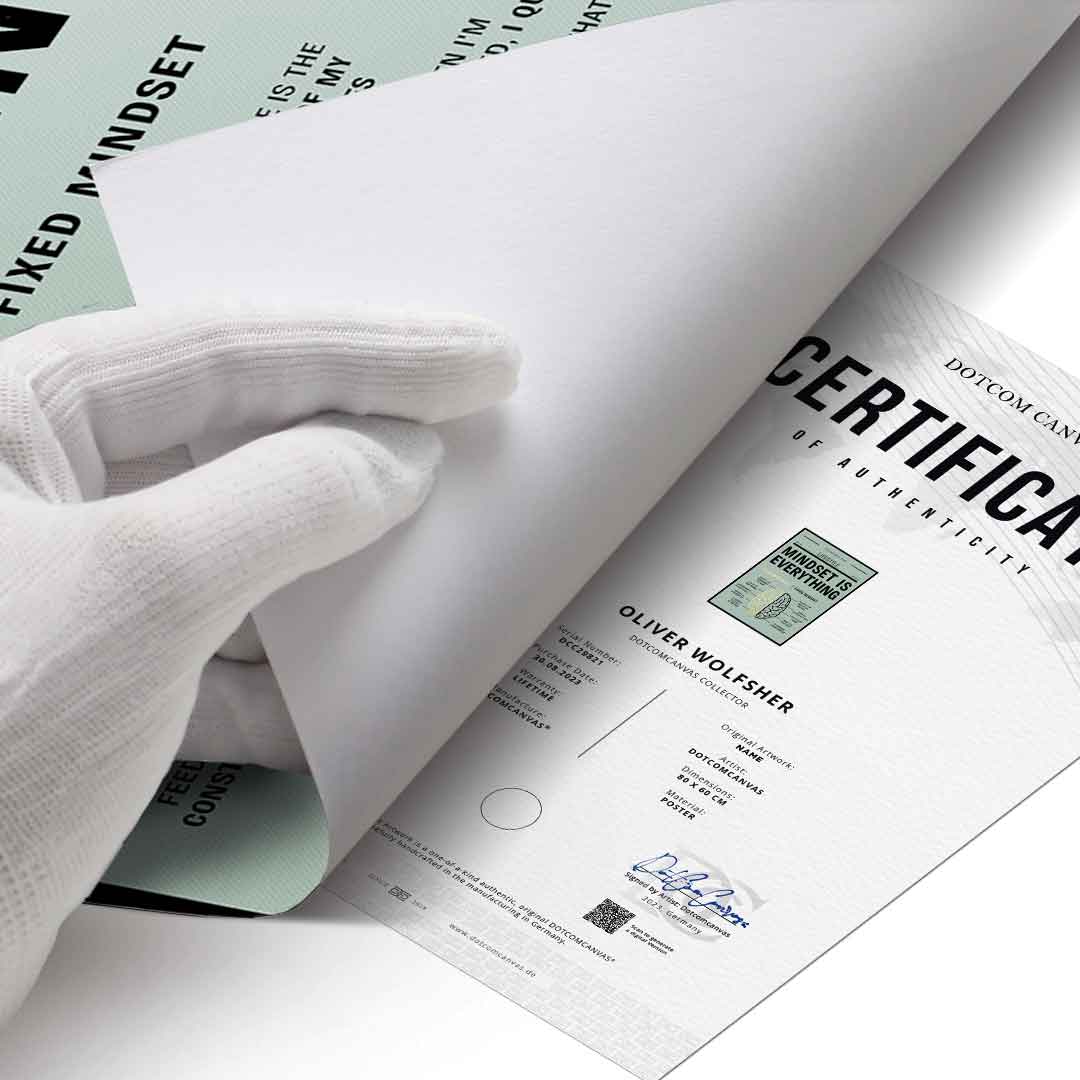 Myślenie nastawione na rozwój a myślenie nastawione na trwałość - Plakat