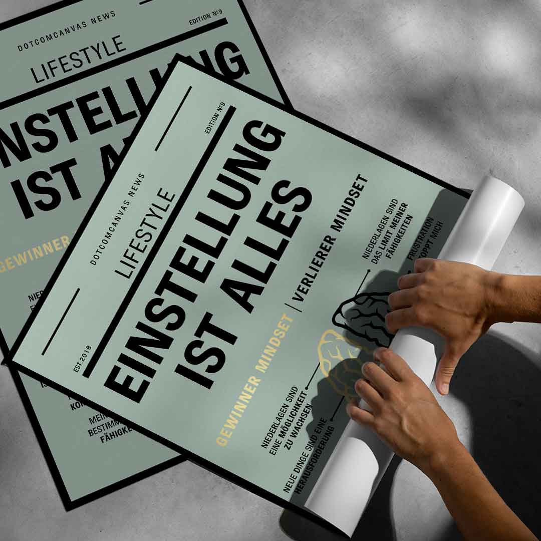 Myślenie nastawione na rozwój a myślenie nastawione na trwałość - Plakat