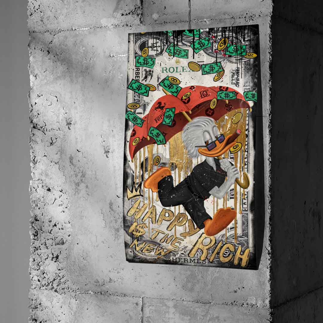 Szczęście jest nowym bogactwem - Plakat