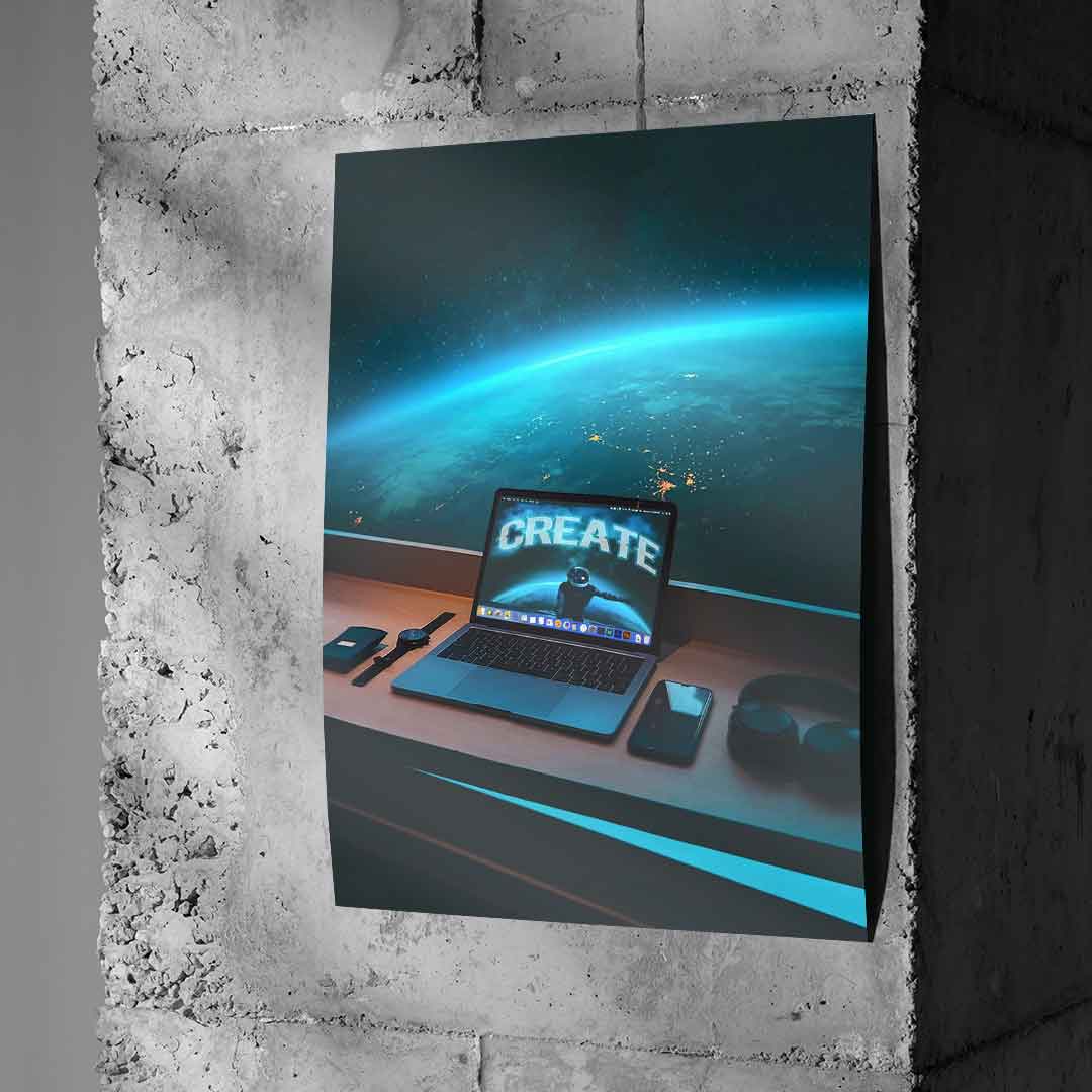 Home-Office View - Poster