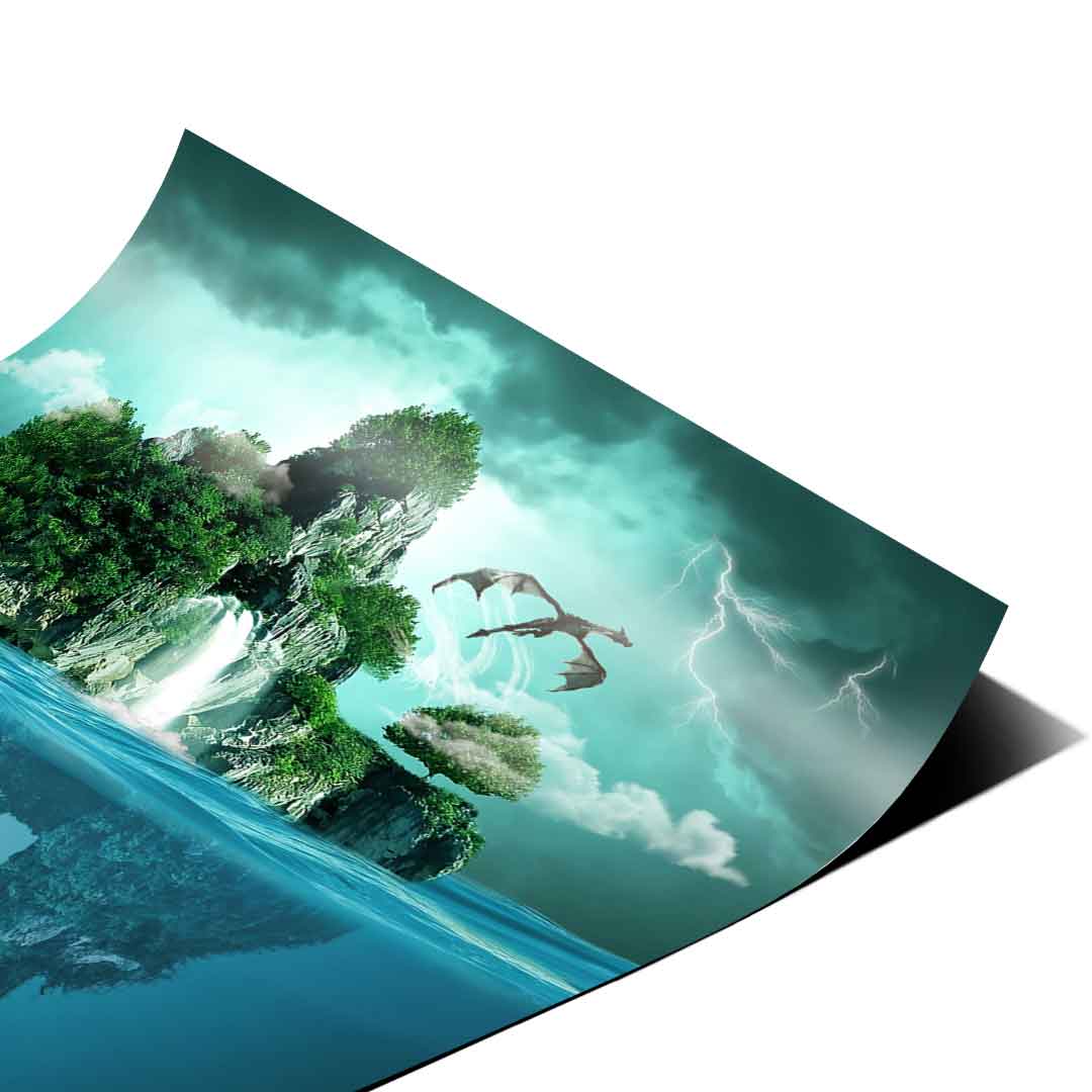 Islandia o dwóch twarzach – Plakat