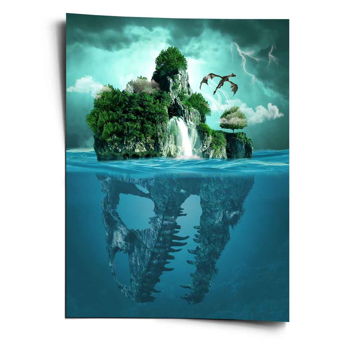Islandia o dwóch twarzach – Plakat