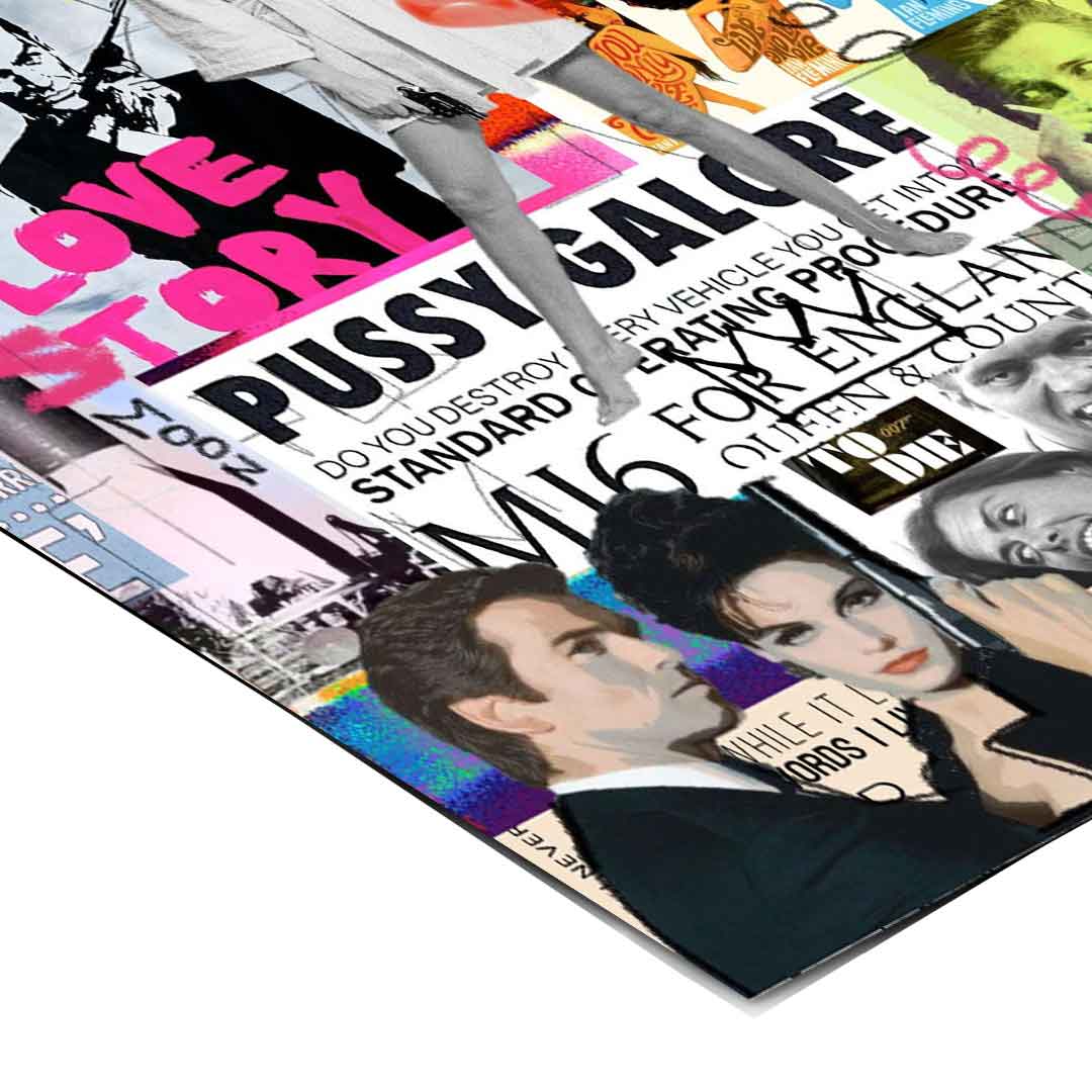 James Bond Collage - Poster