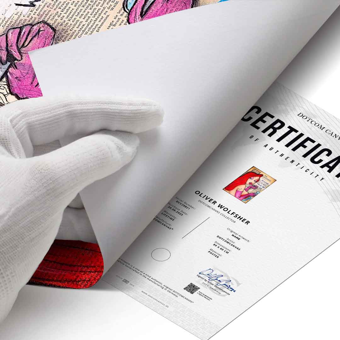 Makijaż Jessiki Rabbit – plakat