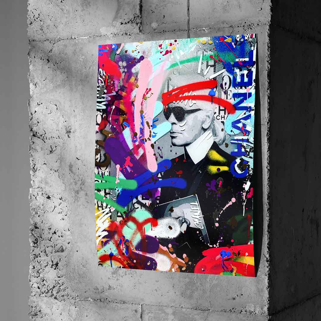 GRAFFITI KARLA BRANDA - Plakat