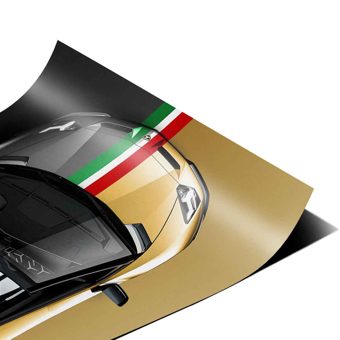 Lamborghini Aventador SVJ - Poster