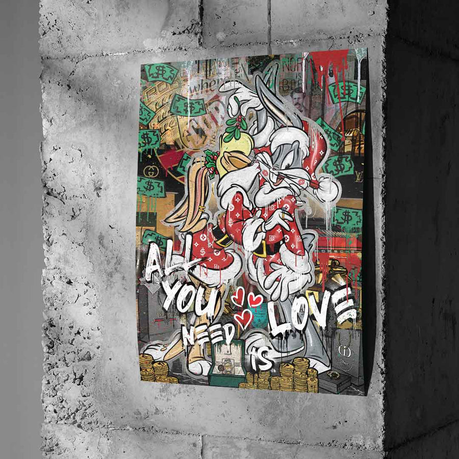 Lovely bunny poster