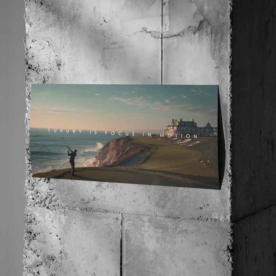 Luxury is Focus in Motion - Poster