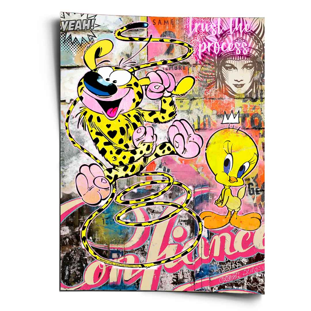 Marsu & Tweety - Poster