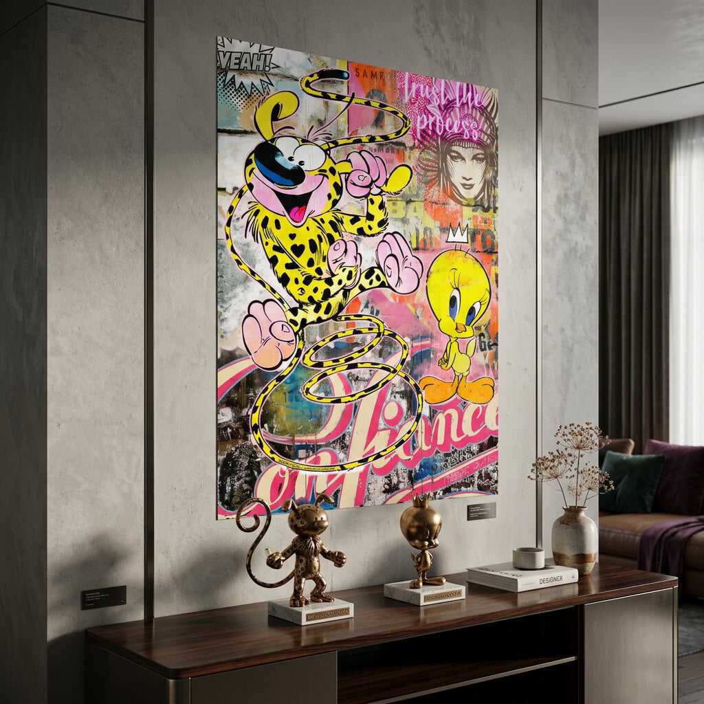 Marsu & Tweety - Poster