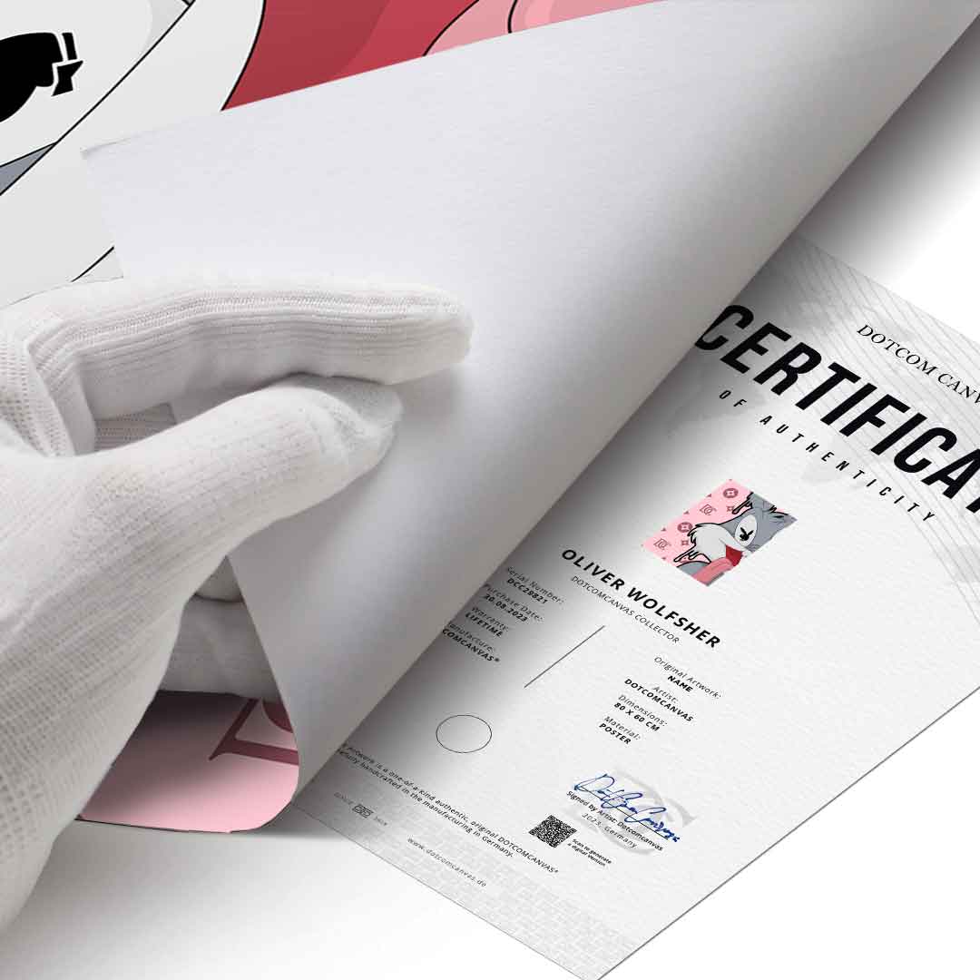 Topniejący króliczek - plakat