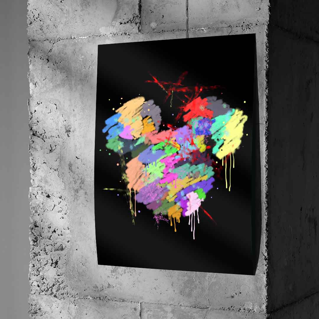 Mickey Head Spray – plakat