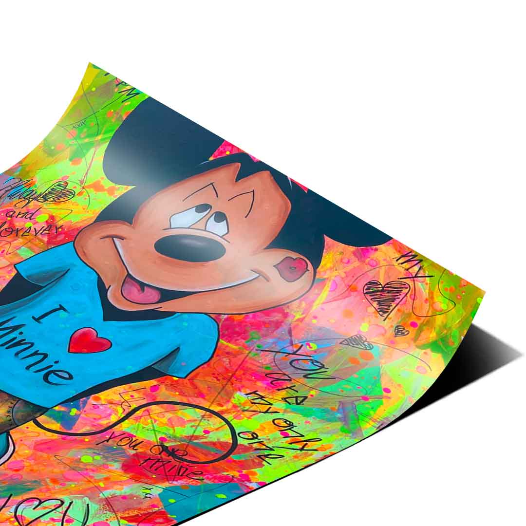 Mickey kocha Minnie - Plakat