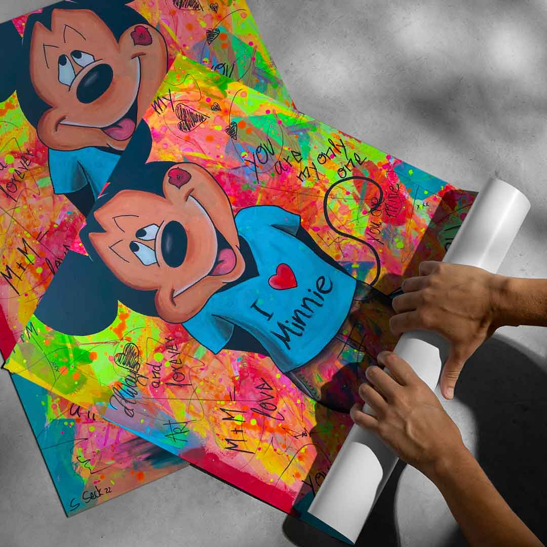 Mickey kocha Minnie - Plakat