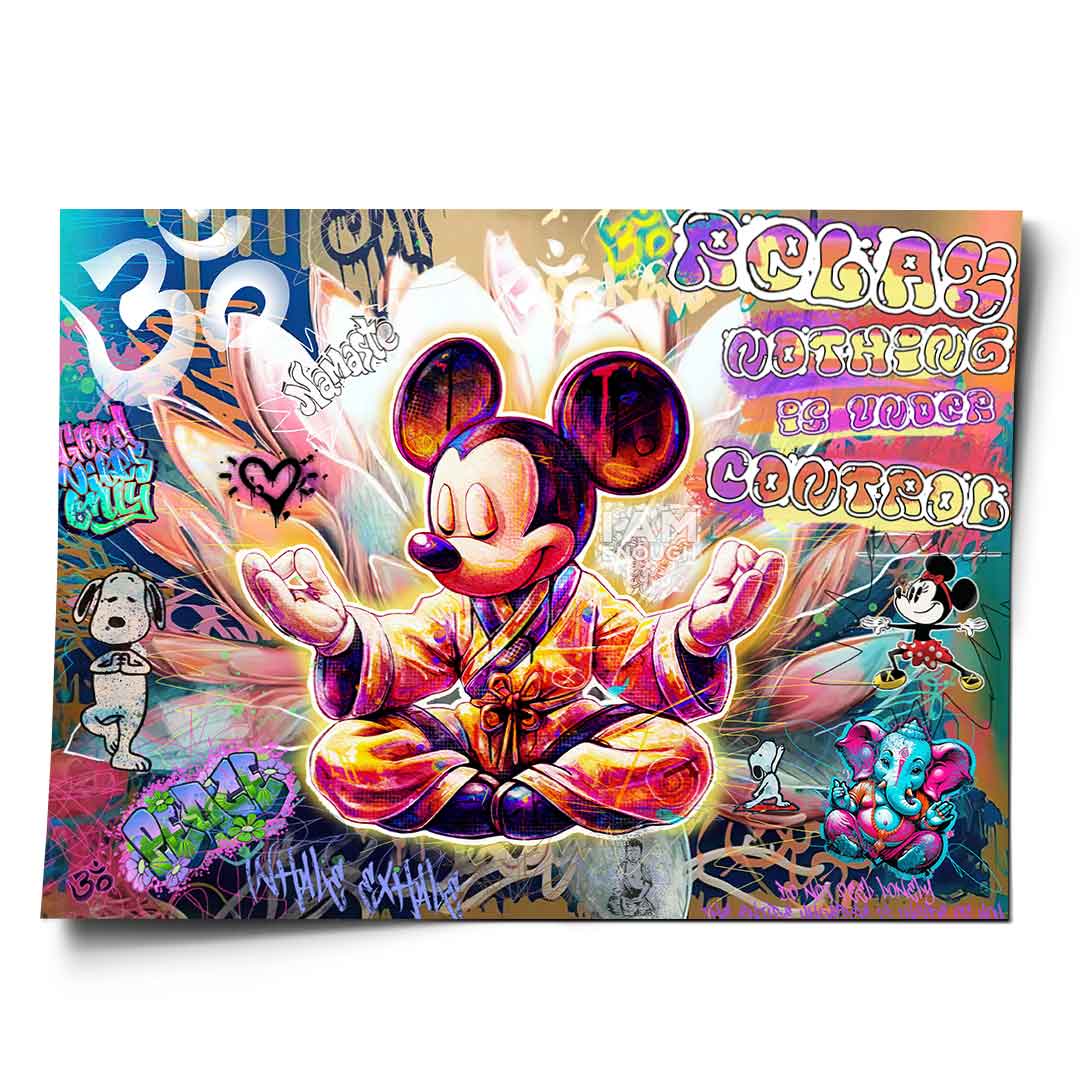 Mickey Yoga - Poster