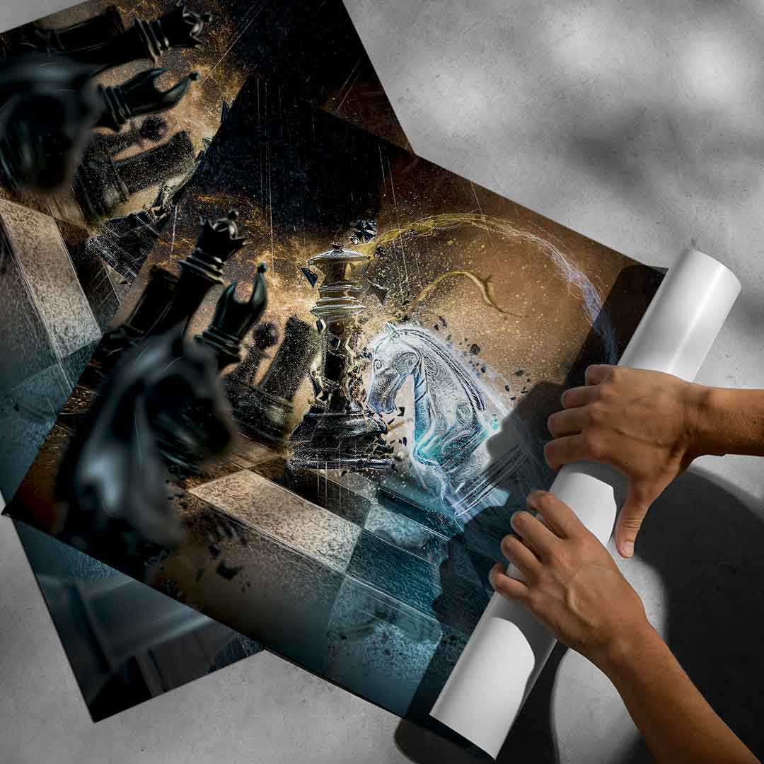 Head through the wall - Poster