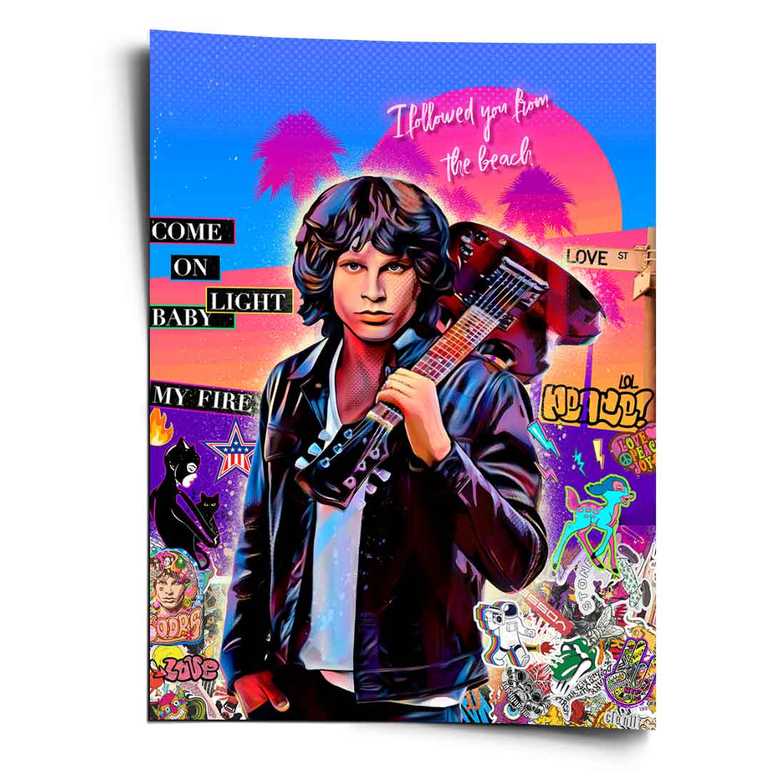 Morrisson Light My Fire - Poster