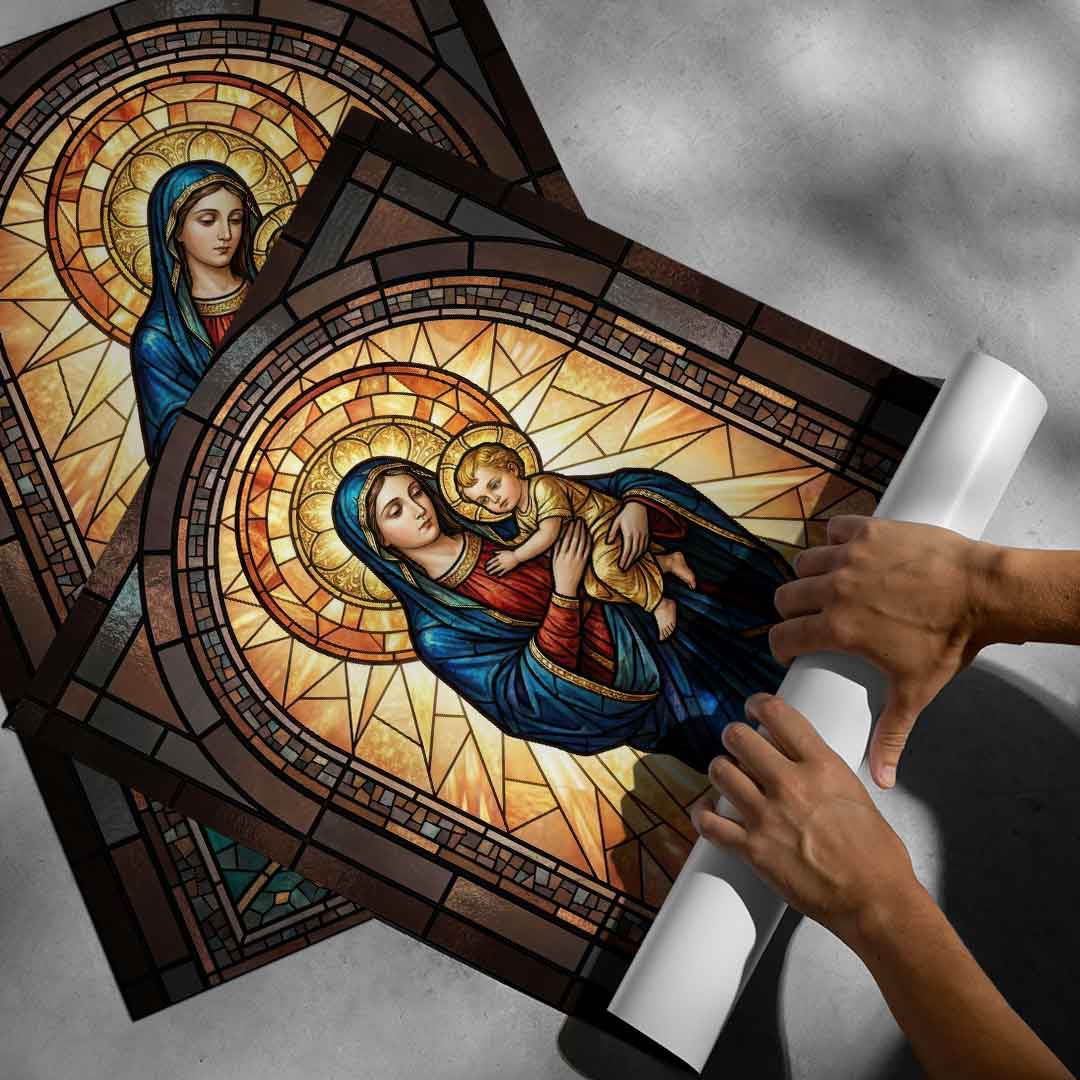 Mother of Grace Window - Poster