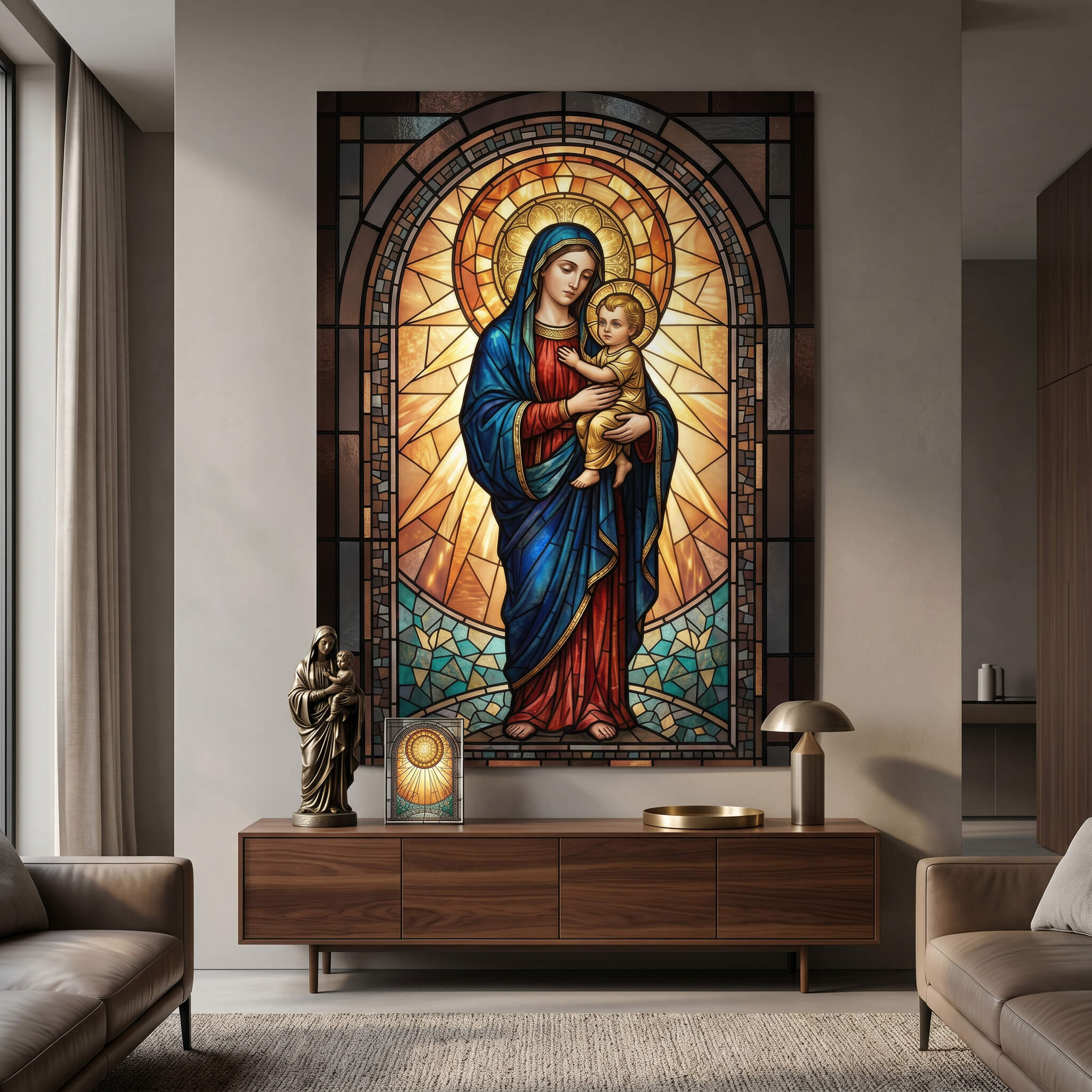 Mother of Grace Window - Poster