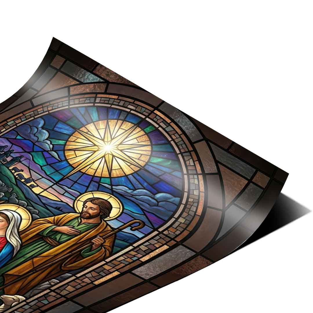 Nativity Window - Poster