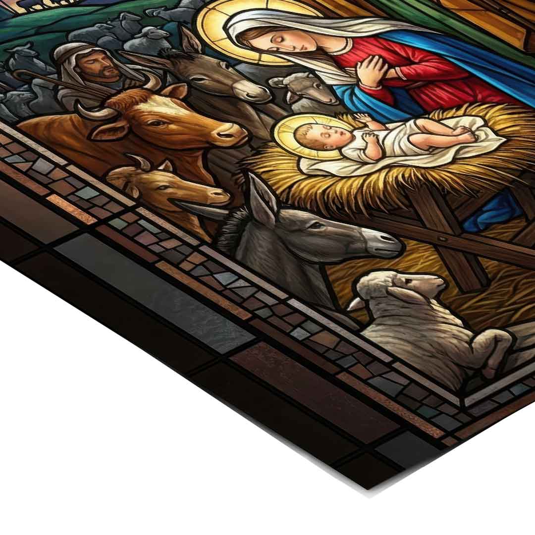 Nativity Window - Poster