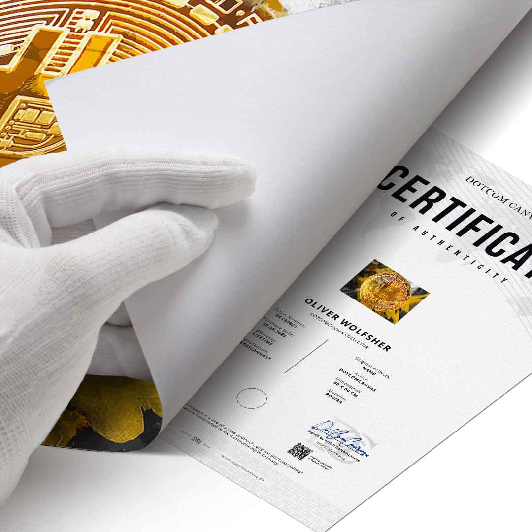 Malowanie Bitcoina - Plakat