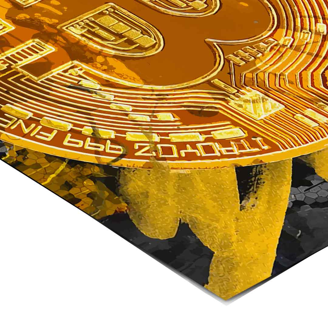 Malowanie Bitcoina - Plakat