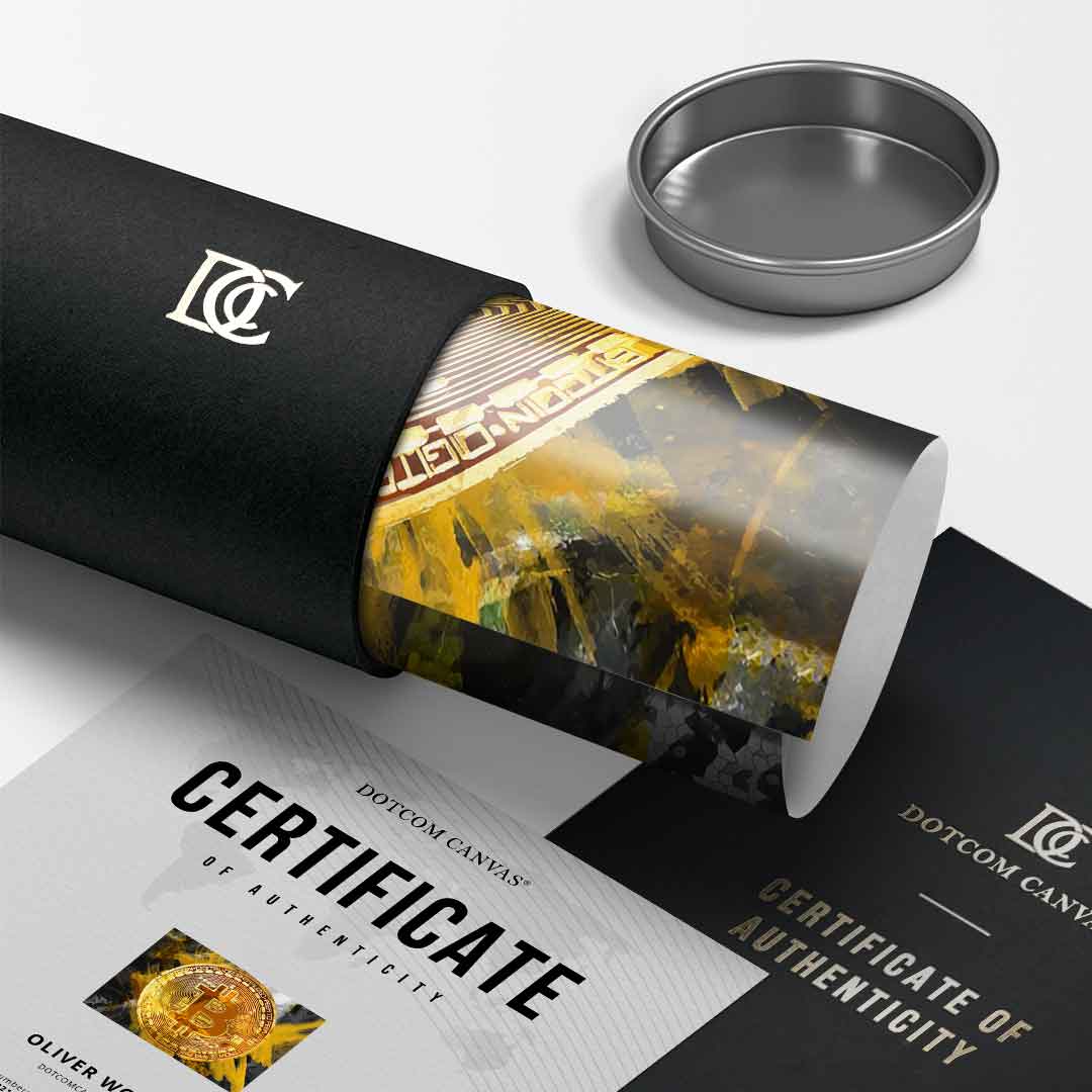 Malowanie Bitcoina - Plakat