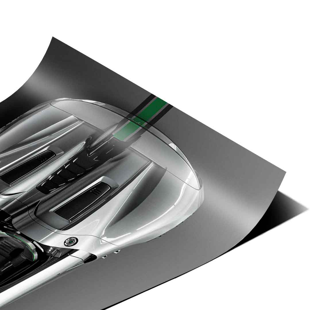Porsche 918 Spyder - Plakat