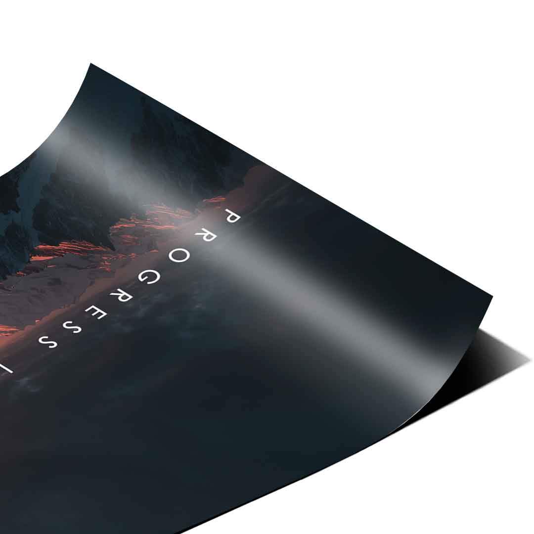 Postęp rodzi się w dyskomforcie - plakat