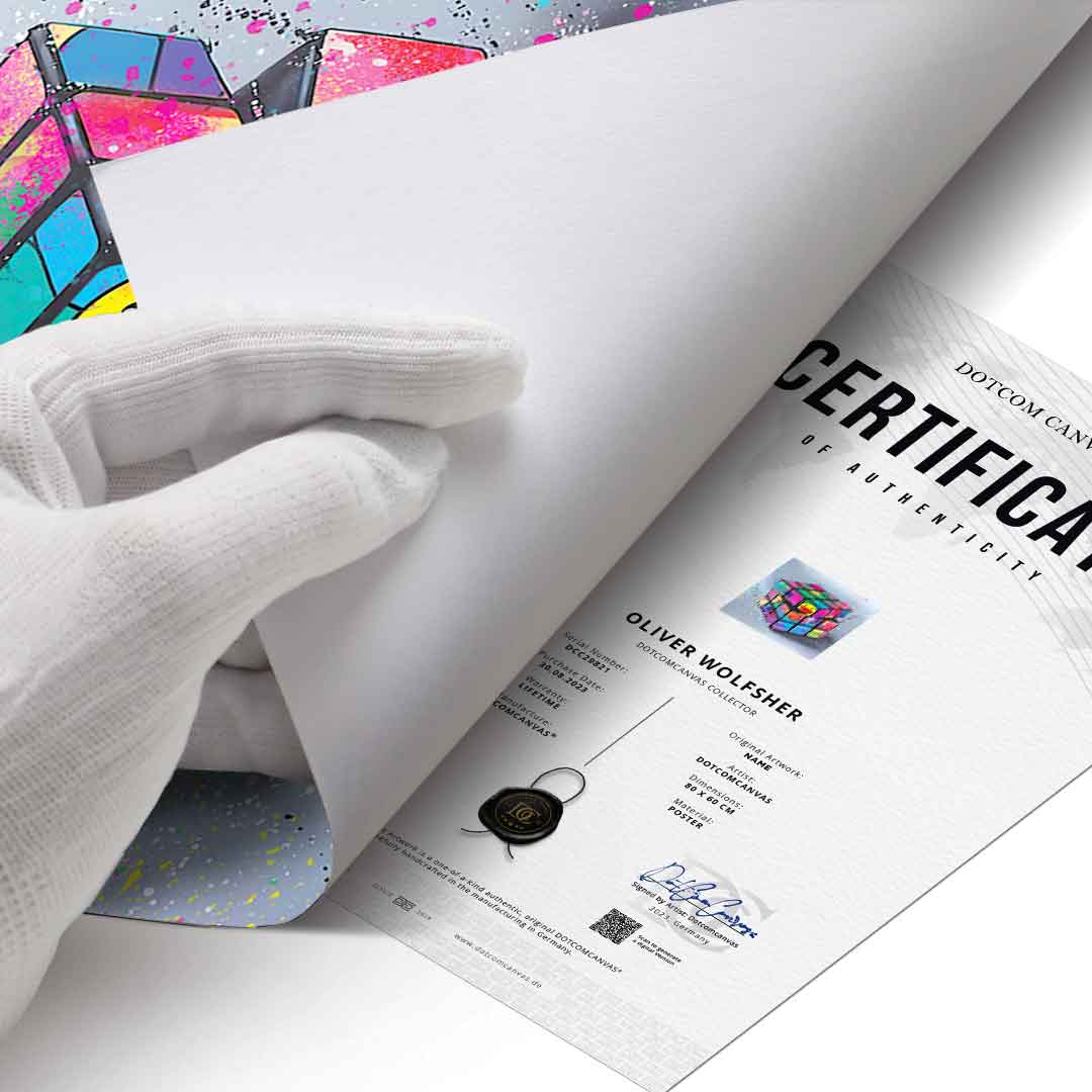 Rubiks Flower - Poster