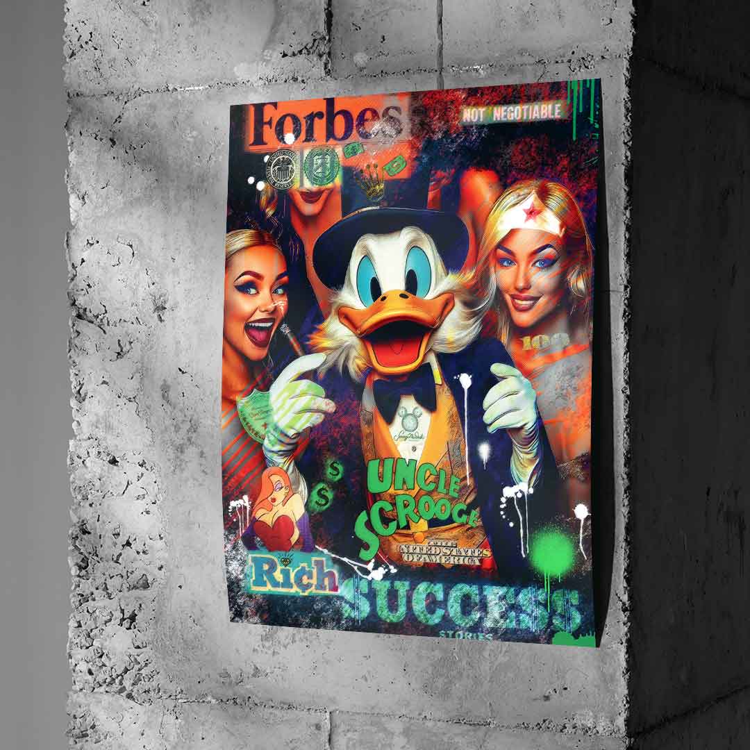 SCROOGE MCDUCK MAN OF STEEL - Poster