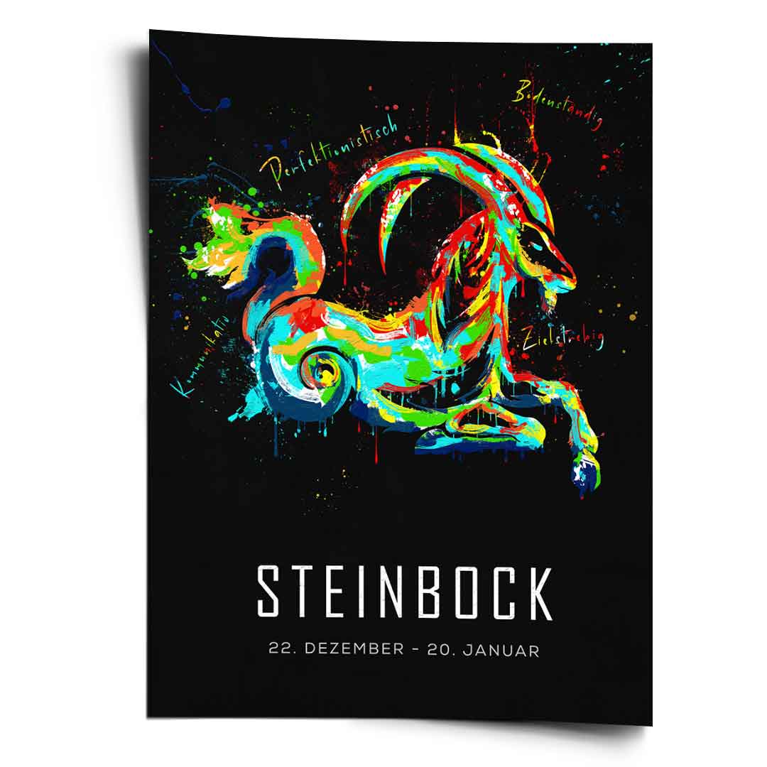 STERNZEICHEN STEINBOCK - Poster