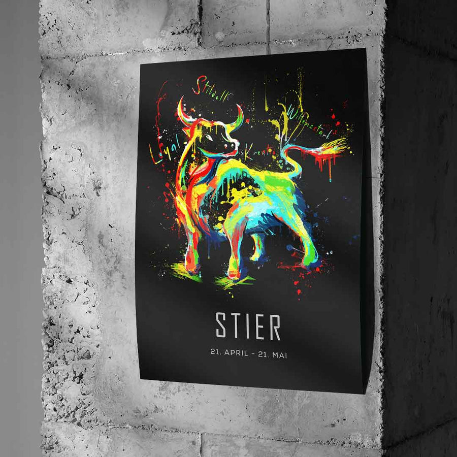 ZODIAC SIGN TAURUS - Poster