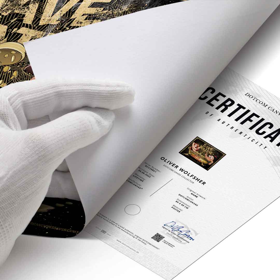Oszczędzaj wodę Edycja DCC – Plakat