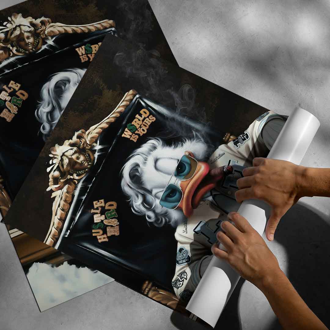 Scarface Duck – plakat