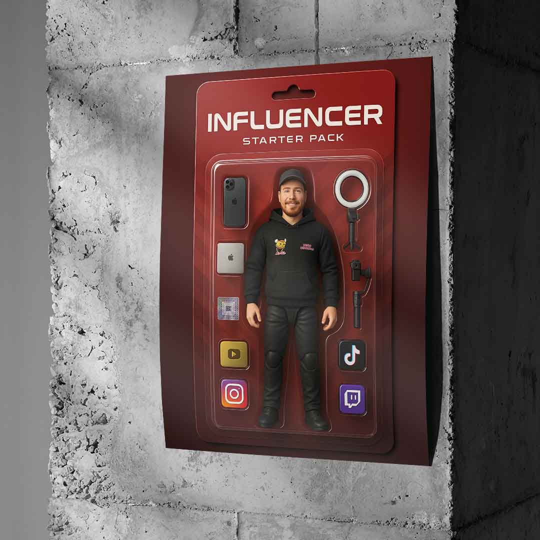 Starter Pack INFLUENCER - Poster