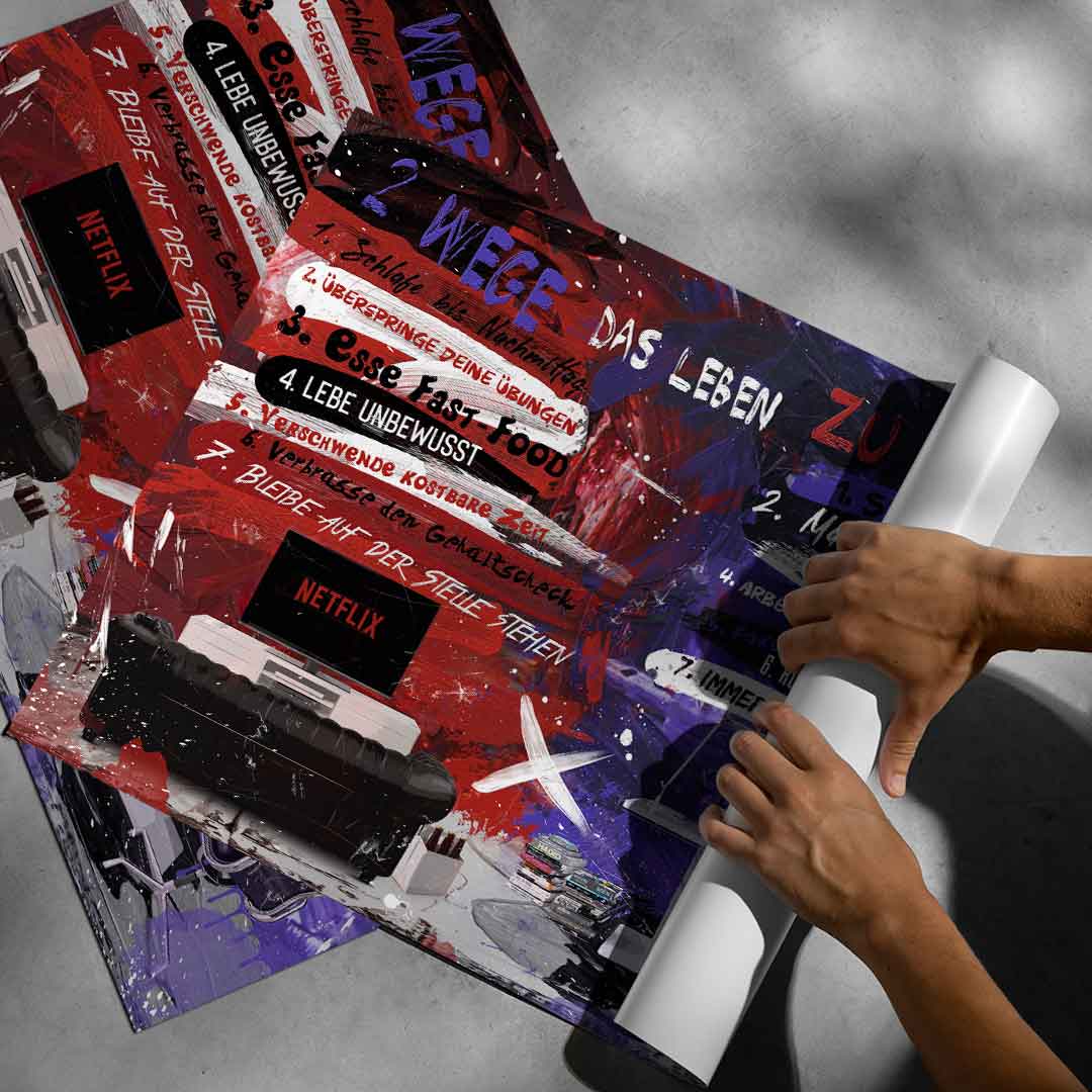 TWO WAYS TO SPEND YOUR LIFE - Poster