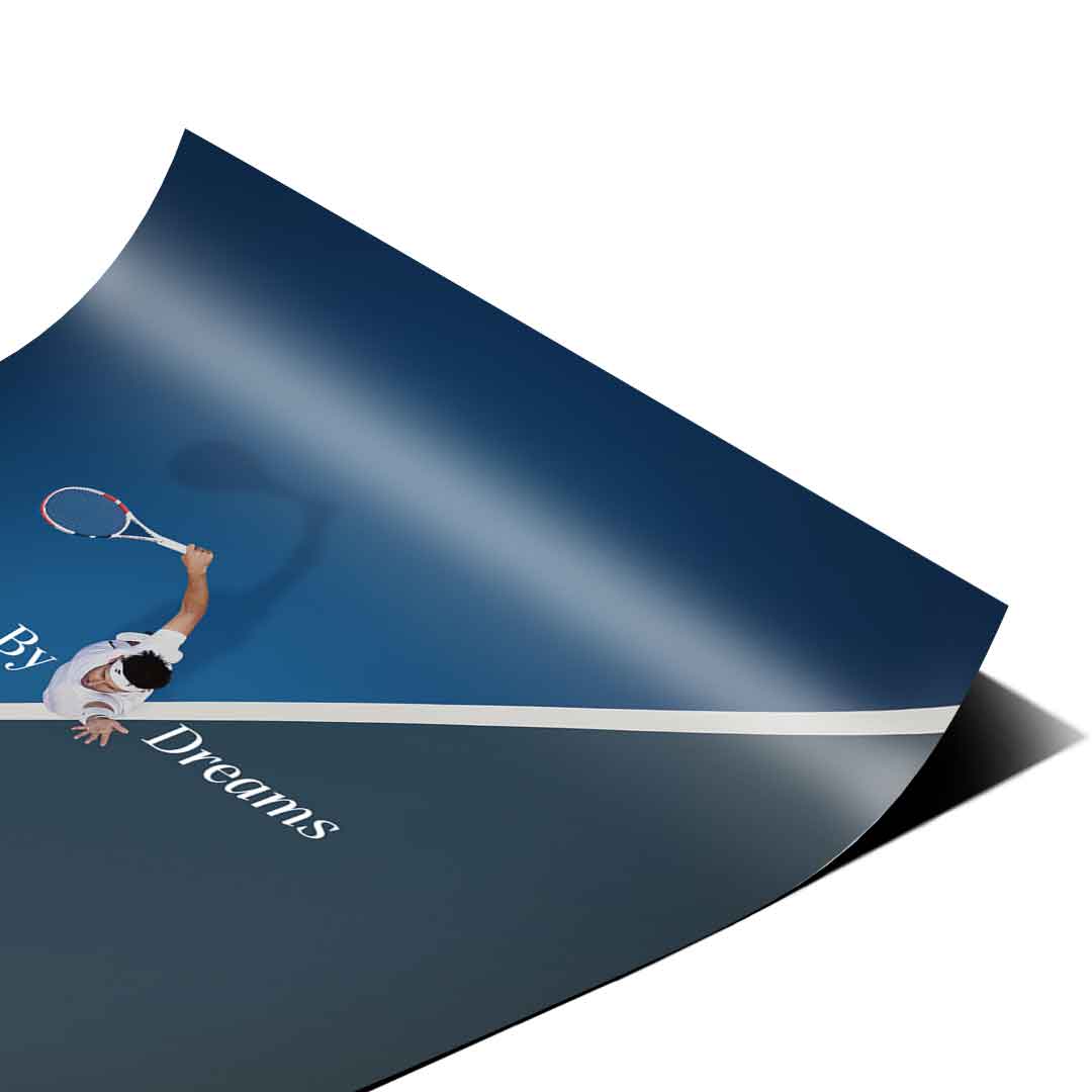Prowadzeni marzeniami #Tenis – Plakat