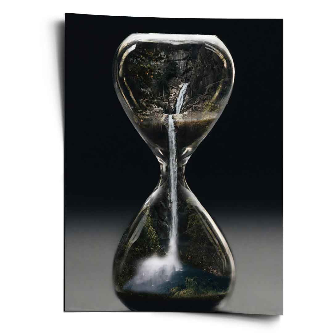 Tropical Hourglass Poster