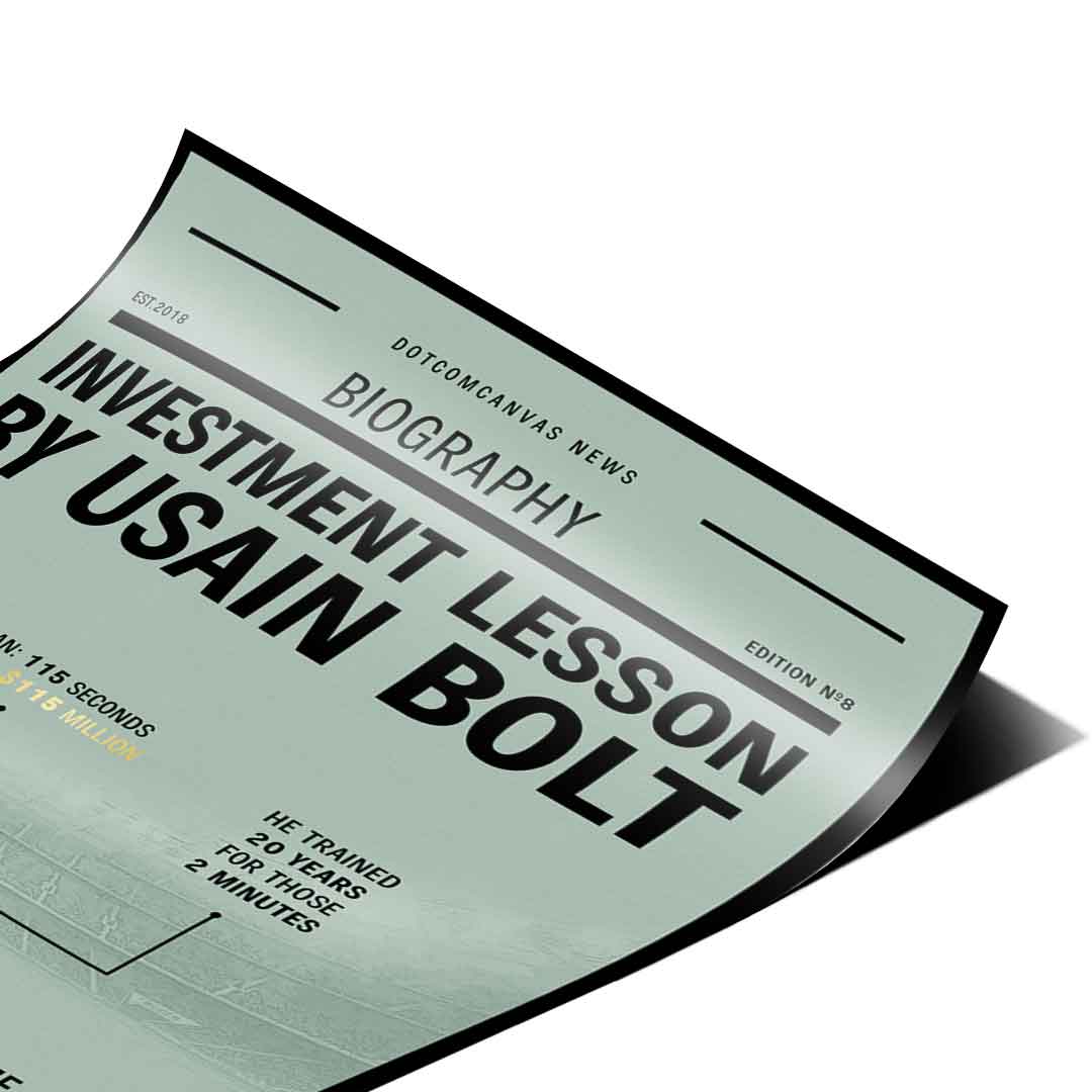 USAIN BOLD: LEKCJA INWESTOWANIA – plakat