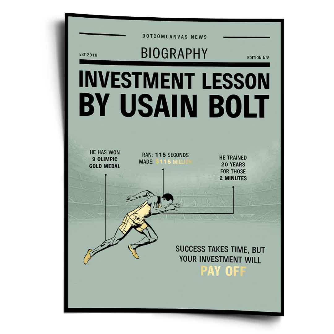 USAIN BOLD: LEKCJA INWESTOWANIA – plakat