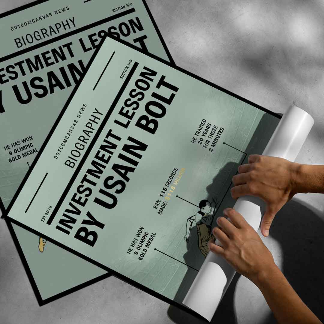 USAIN BOLD: LEKCJA INWESTOWANIA – plakat