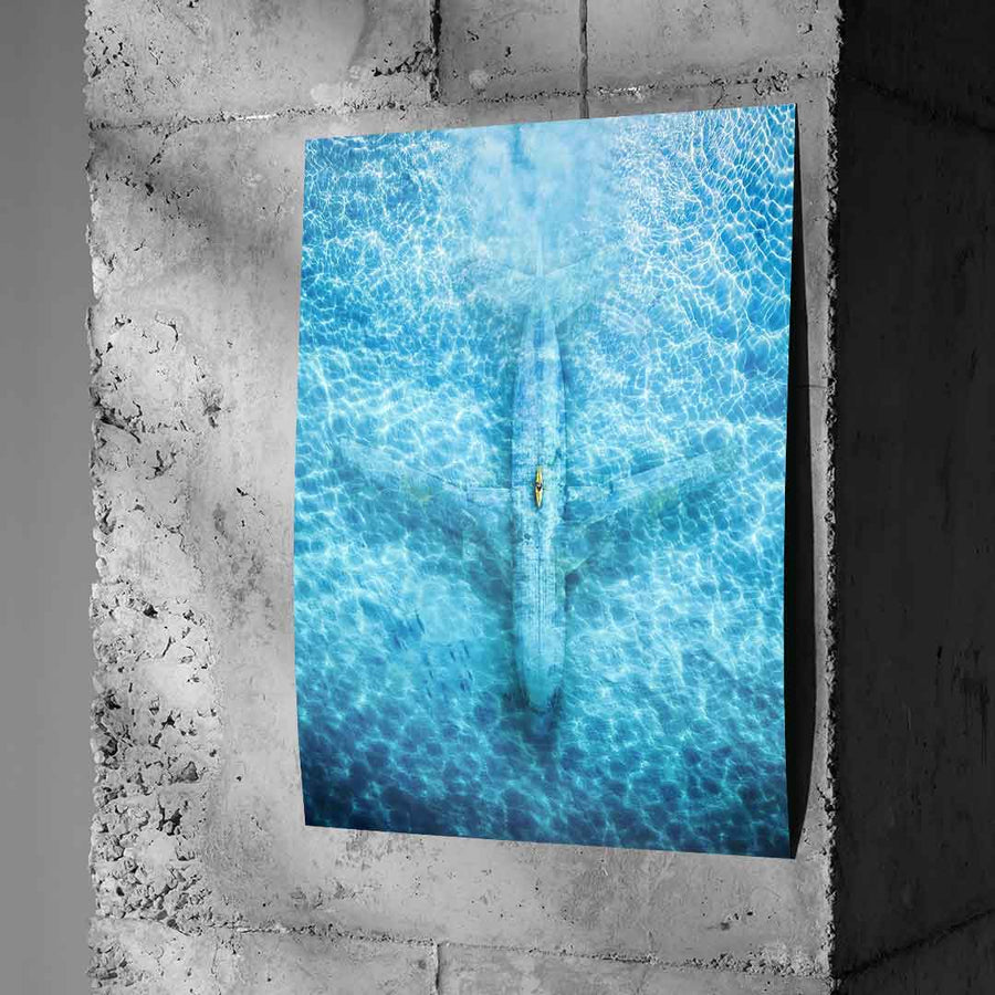 Underwater Plane - Poster