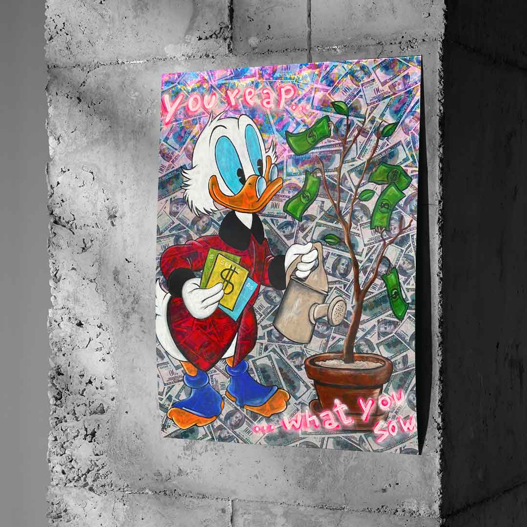 You reap what you sow - poster