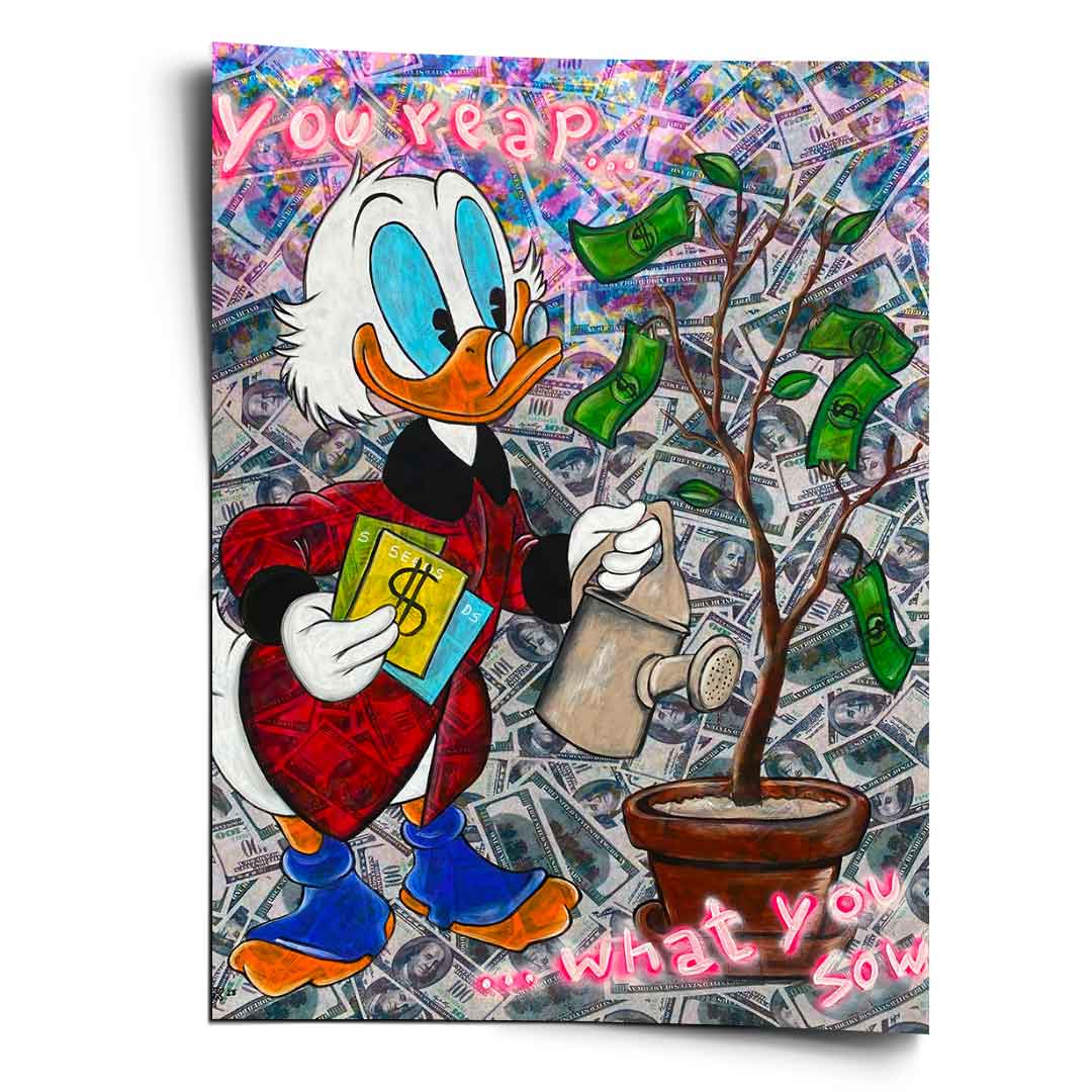 You reap what you sow - poster