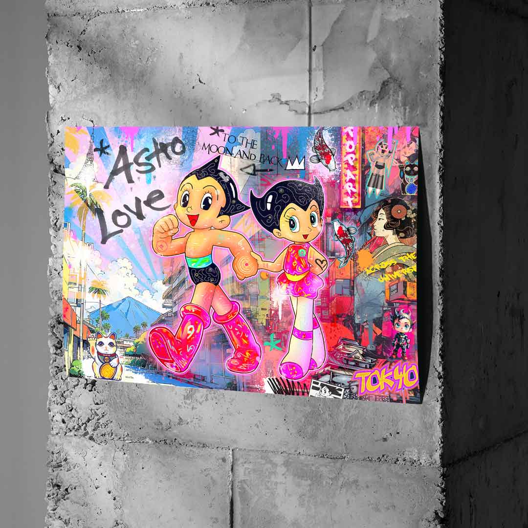 Astroboy Pink - Poster